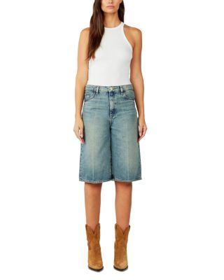 Arisa Creased Long Shorts