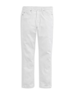 Prima Mid Rise Ankle Cigarette Jeans in White