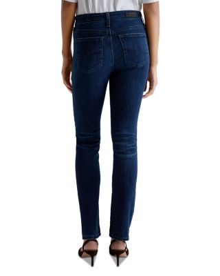 Mari Mid Rise Slim Straight Jeans in 5 Years Blue