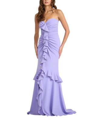  Spargo Cascading Ruffle Gown