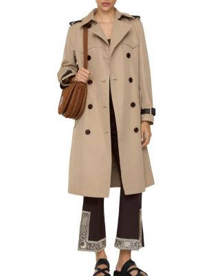 Long Silk Cotton Foxfield Trench Coat