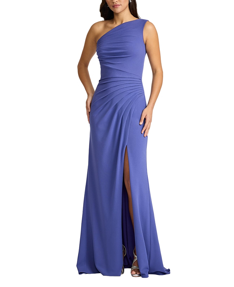 Tadashi Shoji Lohner One-Shoulder Draped Gown