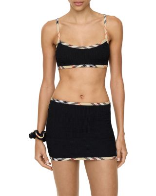 Hunza G x Burberry Devyn Swim Skirt Cover-Up