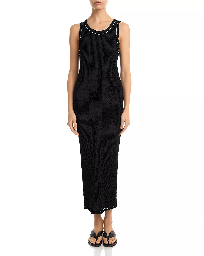 Pleats Please Issey Miyake Wavelet Maxi Dress
