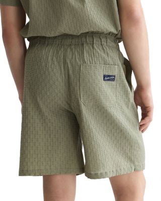 Jacquard Seersucker Bermuda Shorts