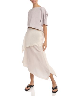 All Squares Asymmetrical Skirt