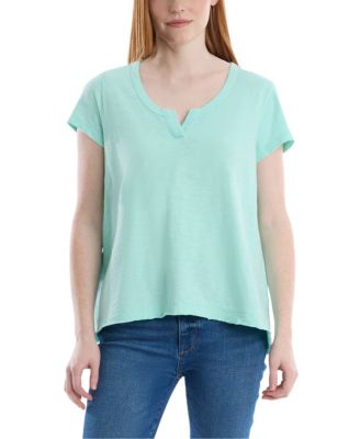 Placket Hi-Lo Tee