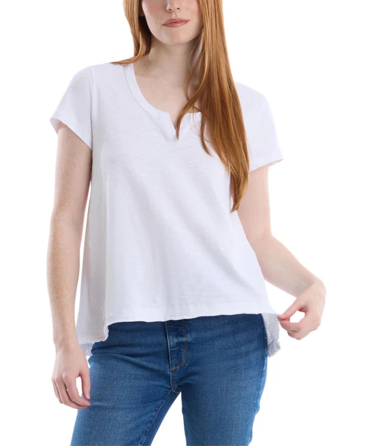Wilt Clothing Placket Hi-Lo Tee
