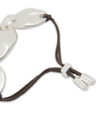 Ona Sculptural Disc Slider Bracelet