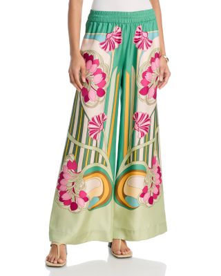 Silk Palazzo Pants