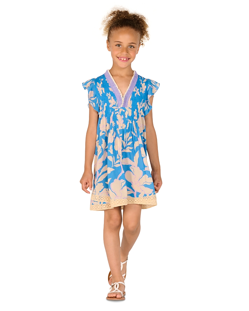 Poupette St. Barth Girls' Sasha V Mini Dress - Little Kid, Big Kid