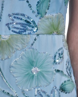 Embellished Mesh Dress