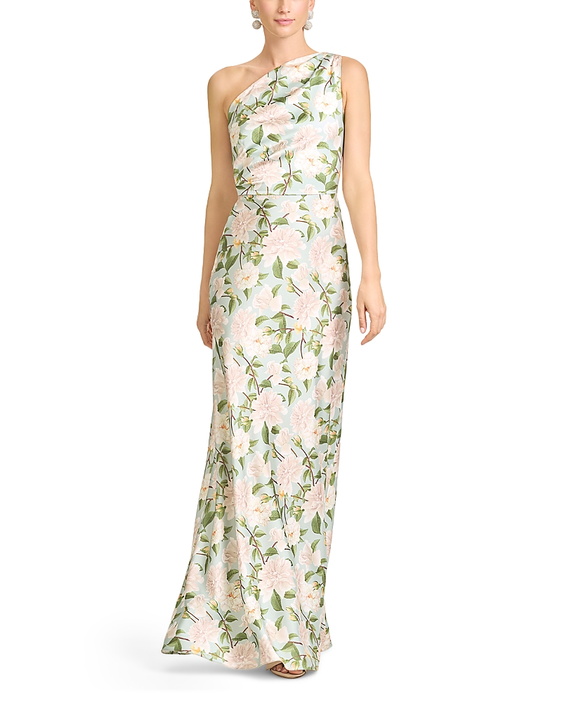 Sachin and Babi Delphine One Shoulder Gown