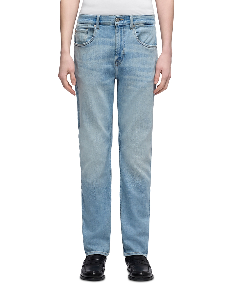 7 For All Mankind 32 Straight Fit Jeans in Mariner