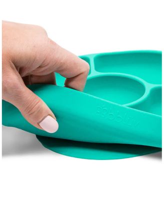 Yumi 4-section Silicone Plate and Spoon