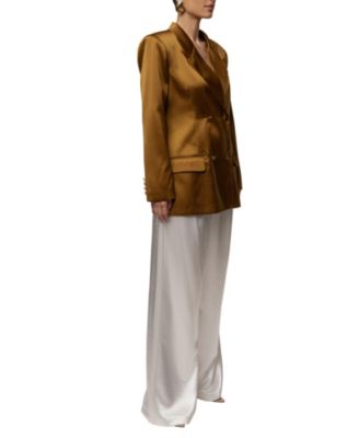 Lara Oversize Satin Blazer
