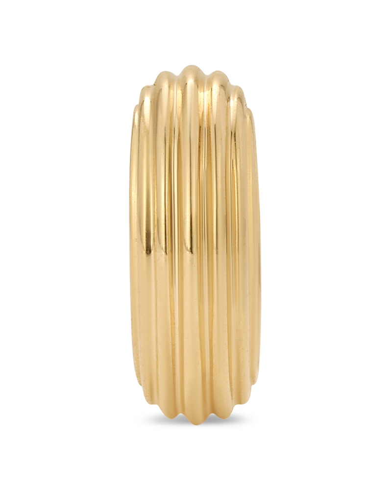 Adina Reyter 10K Yellow Gold Groovy Spacer Big Bead Pendant