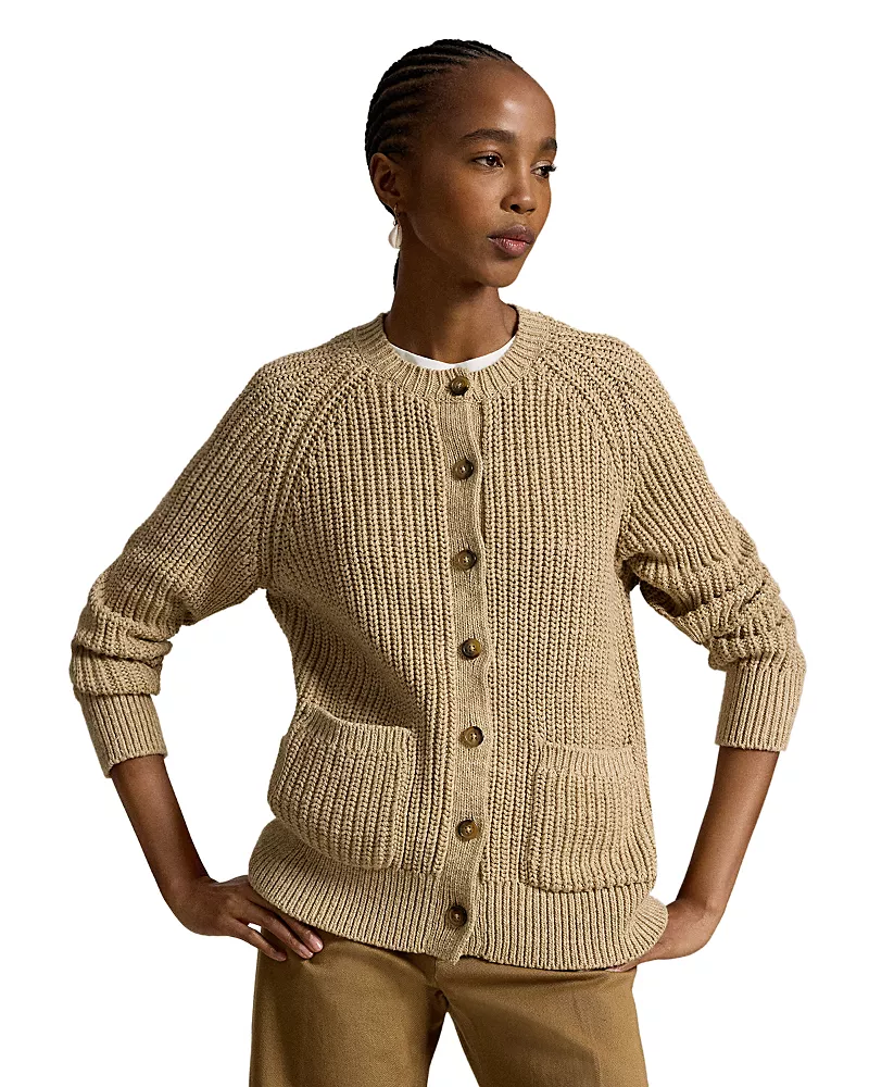 Polo Ralph Lauren Raglan Sleeve Cotton Cardigan