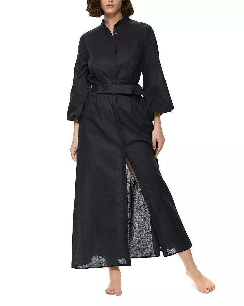 Gottex Modern Muse High Neck Swim Cover-Up Long Dress
