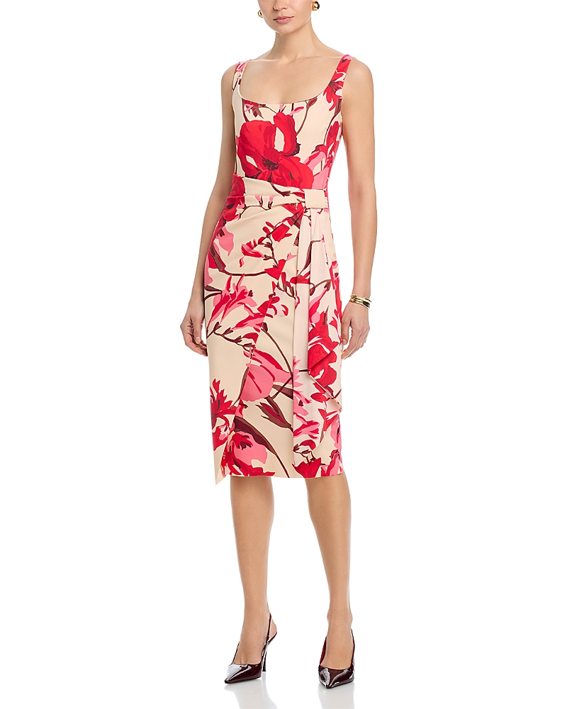 Chiara Boni La Petite Robe Ermy Printed Square Neck Dress