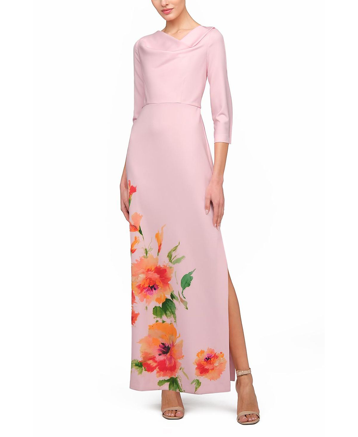Kay Unger Magnolia Column Gown