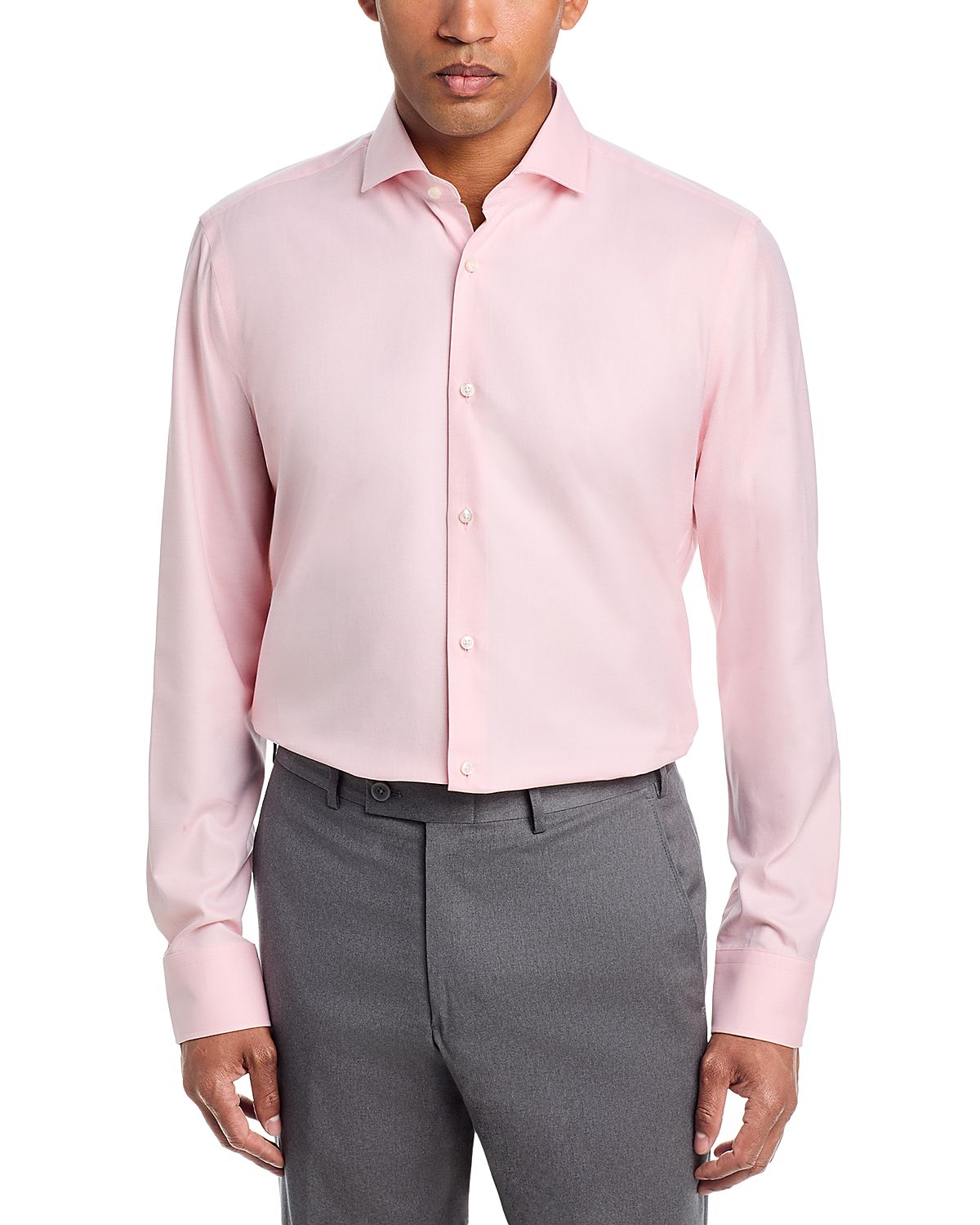Boss Joe Spread Collar Regular Fit Dress Shirt