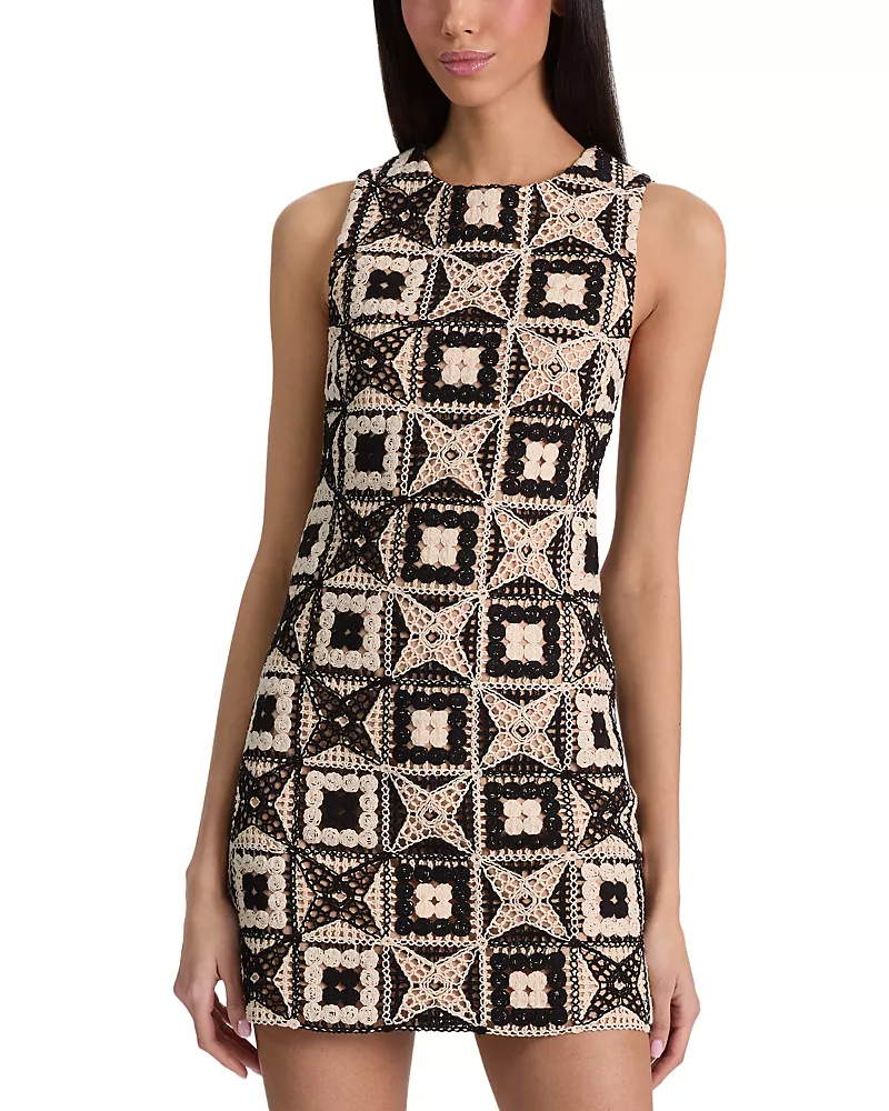 Alice and Olivia Clyde A Line Shift Dress