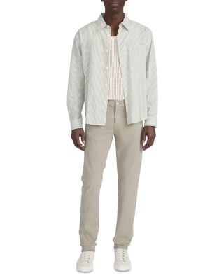 Linen Blend Striped Shirt