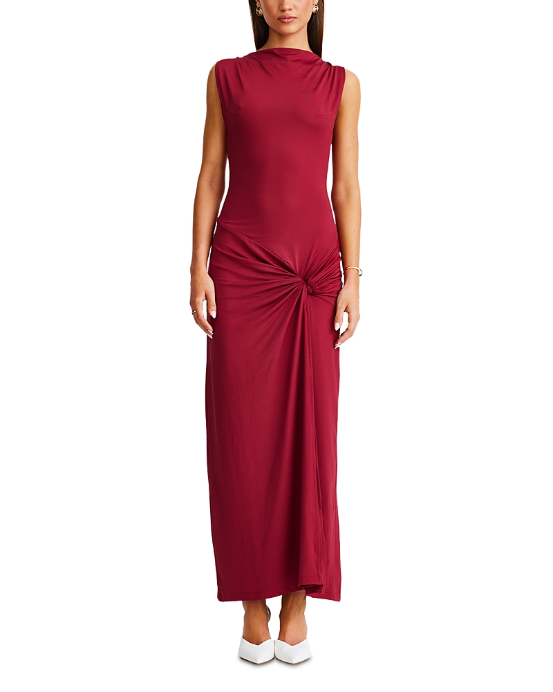 Sndys Anura Twist Front Maxi Dress