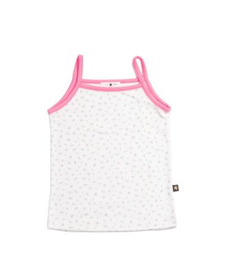 Petite Hailey Girls' Olivia Flower Tanktop - Little Kid, Big Kid In Pink