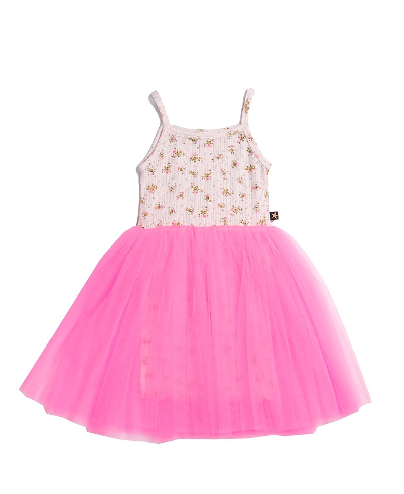 Petite Hailey Girls' Iris Floral Tutu Dress - Little Kid, Big Kid