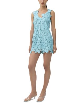 Raina Embroidered Sequin Mini Dress