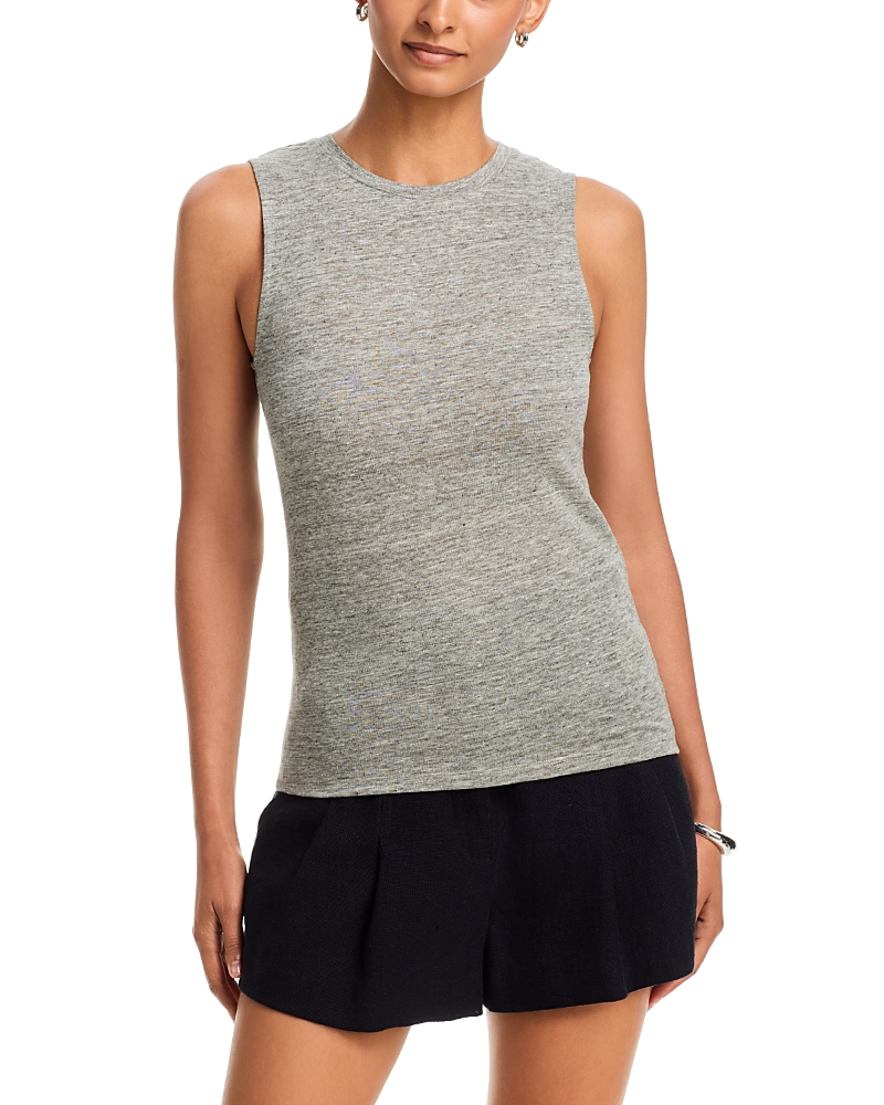 Majestic Filatures Linen Crewneck Tank Top