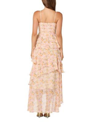 flowy high low dress High Low One Shoulder Flowy Gown main image 1