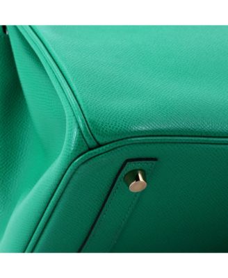 Birkin 30 Handbag Green Epsom with Gold Hardware