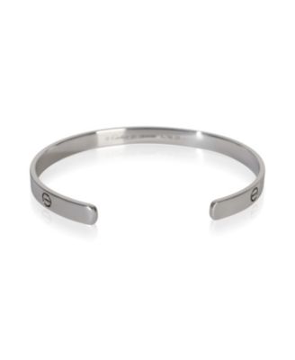  Love Cuff 18k White Gold Bracelet