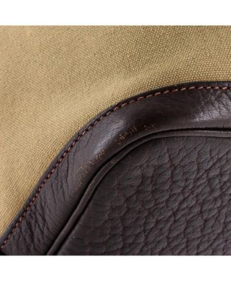 36 Garden Party Tote Toile and Leather