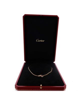  Agrafe Choker Necklace 18K Gold with Diamonds, 16"