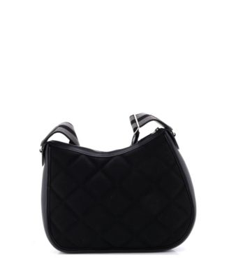 Horseback Shoulder Bag Woolycot Canvas and Leather