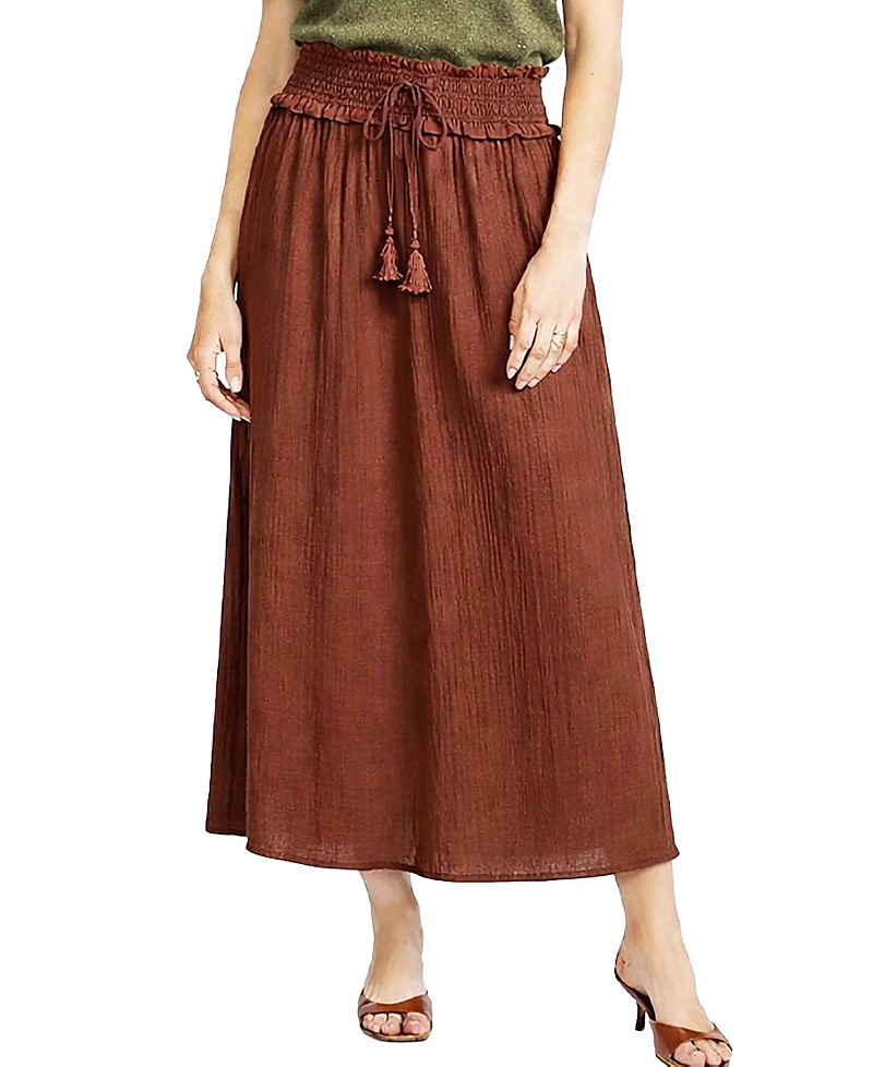Elle Collection Waistband Detail Skirt