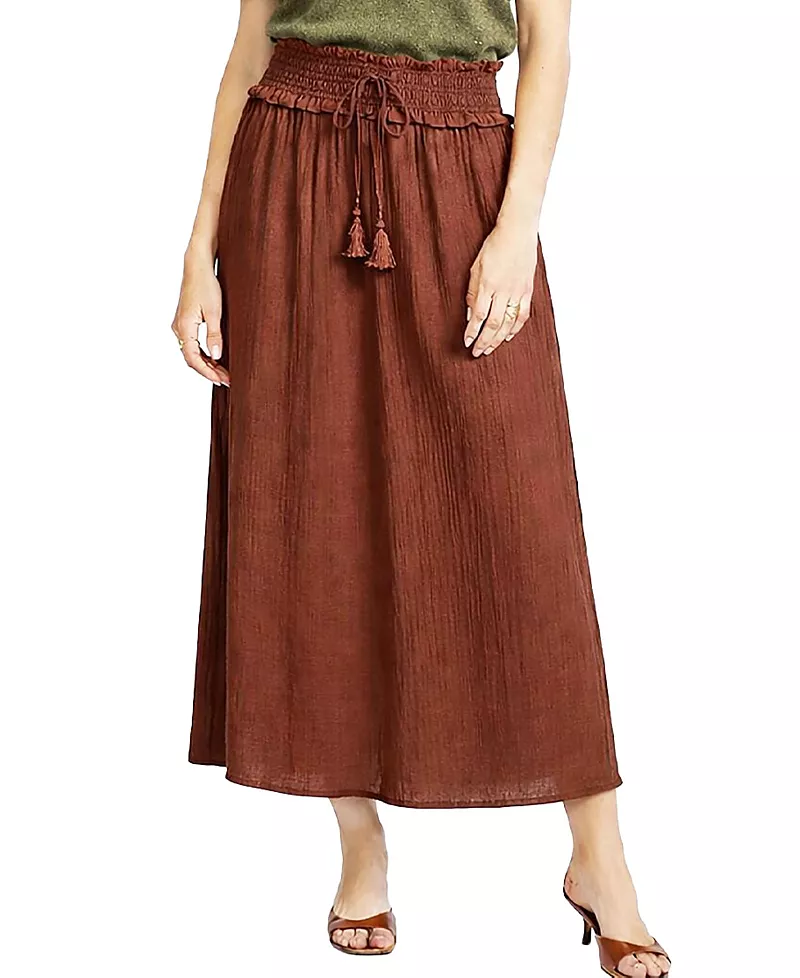 Elle Collection Waistband Detail Skirt