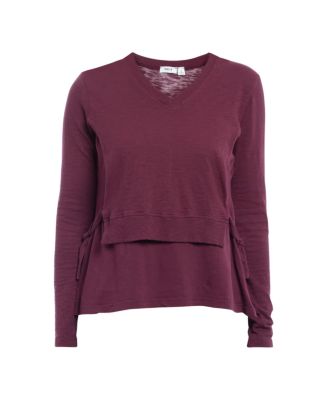  Mixed Media Double Layer  Tee