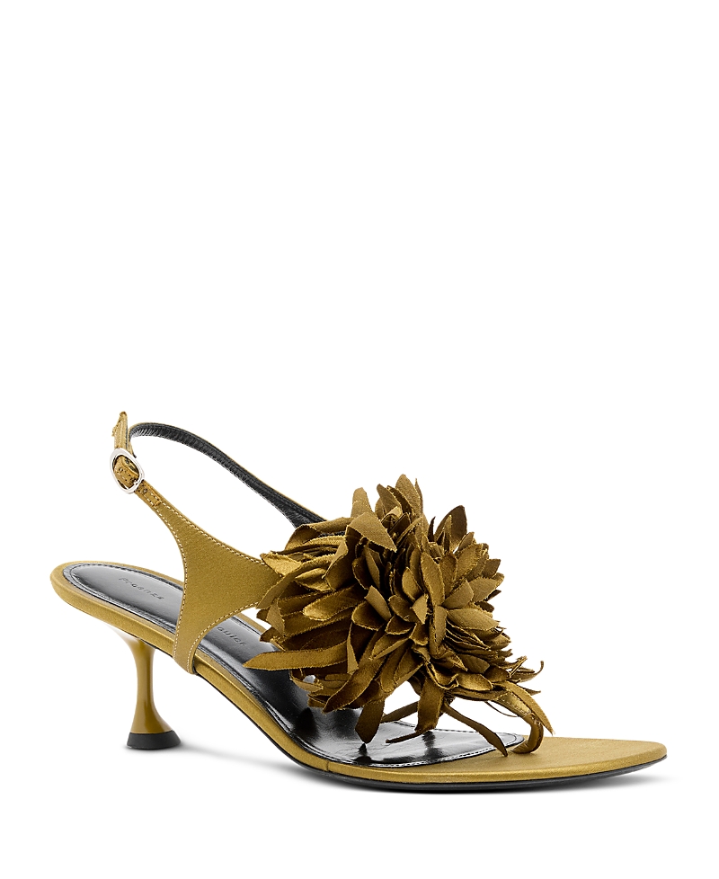 Proenza Schouler Women's Tee Thong Flower Sandals