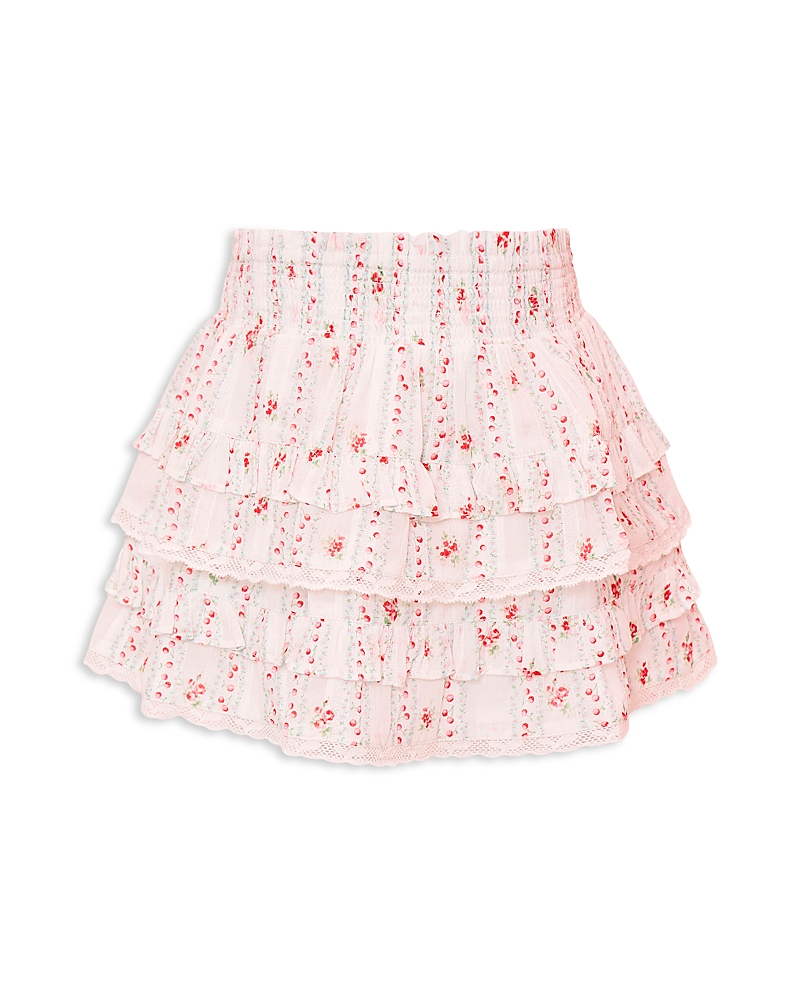 LoveShackFancy Girls' Billie Tiered Skirt - Big Kid