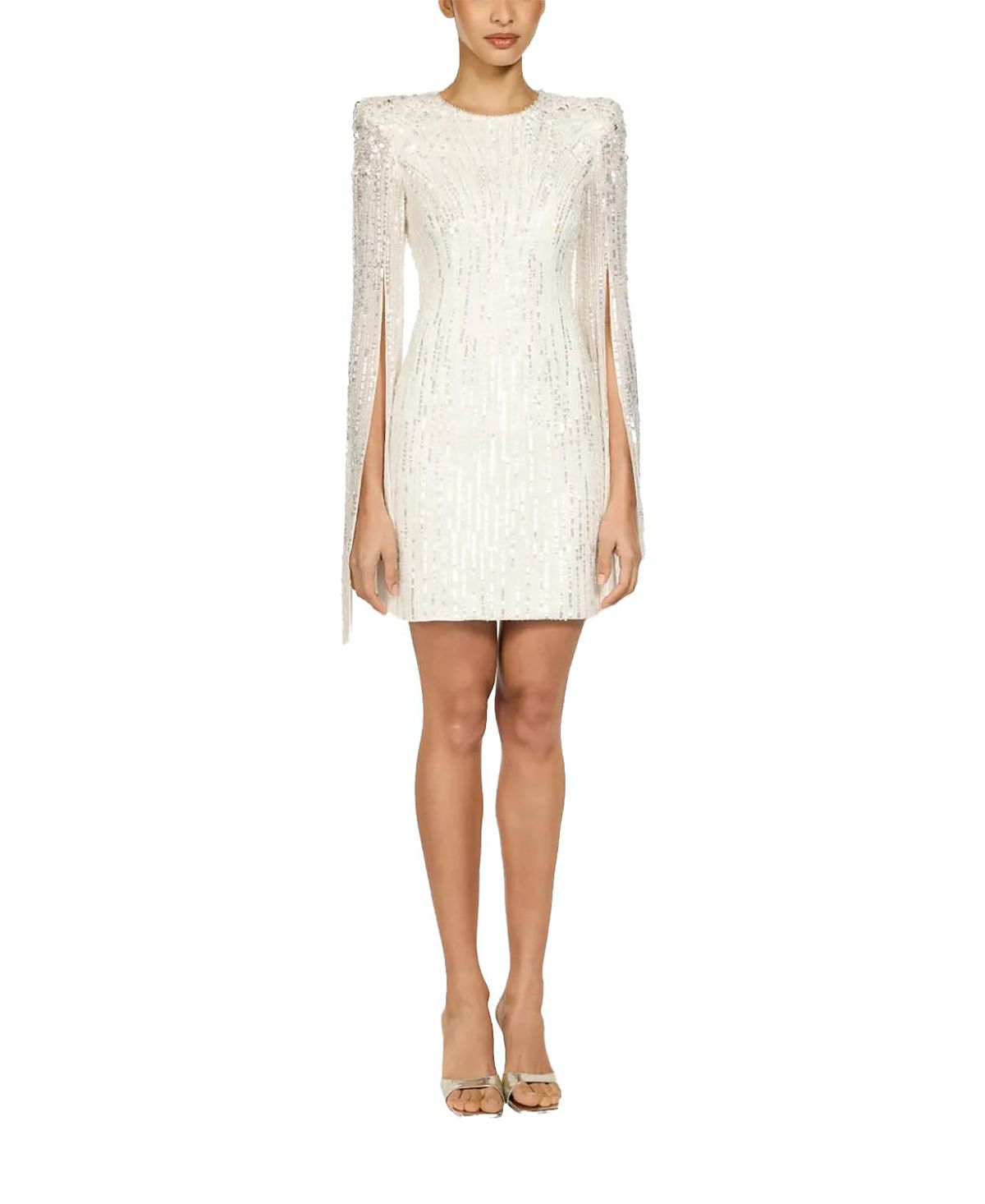 Jenny Packham Sweet Magic Embellished Sleeve Dress