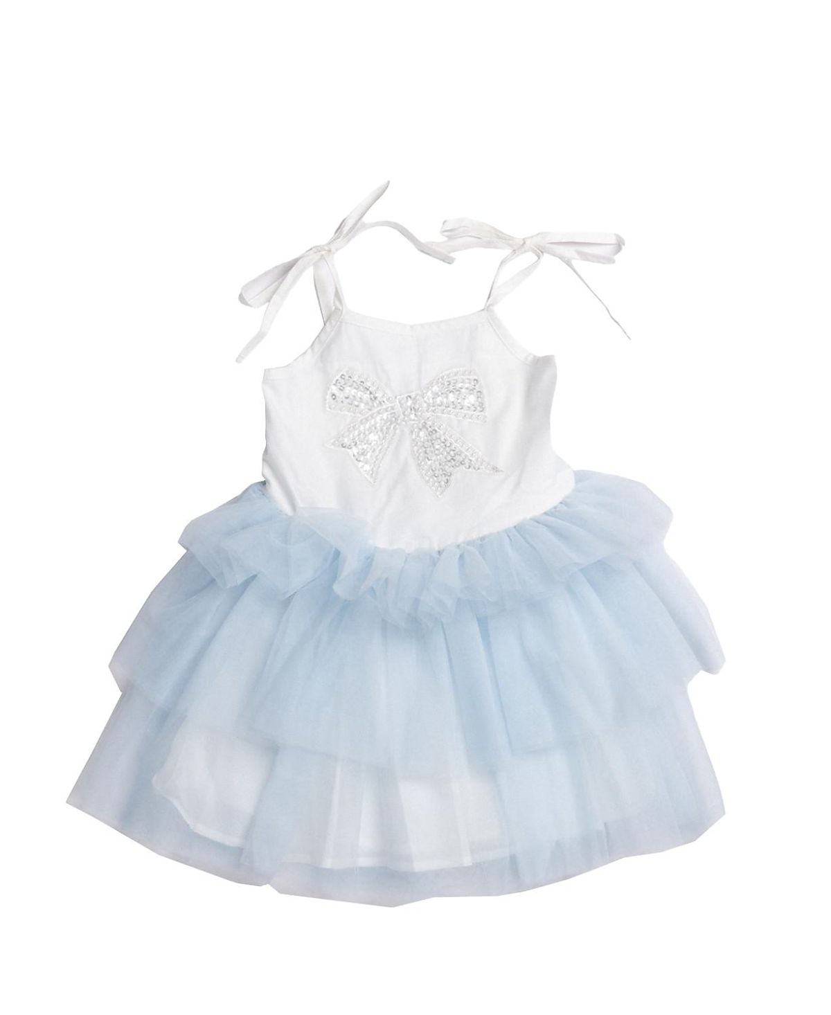 Petite Hailey Girls' Kai Bow Tutu Dress - Little Kid, Big Kid