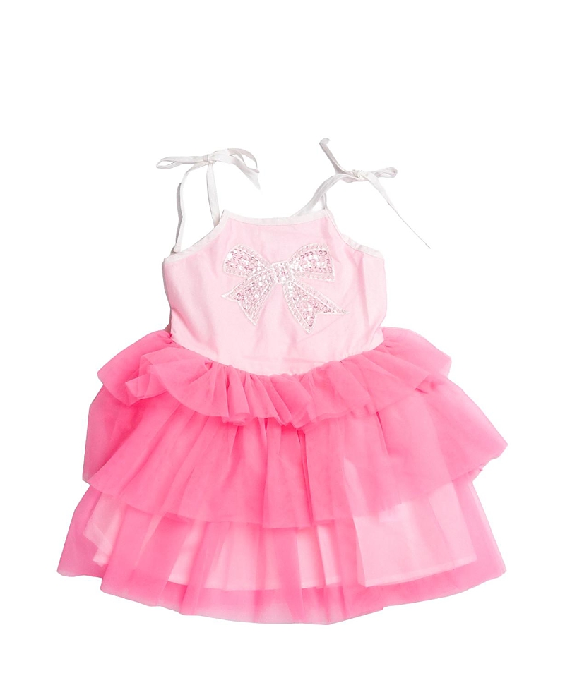 Petite Hailey Girls' Kai Bow Tutu Dress - Little Kid, Big Kid