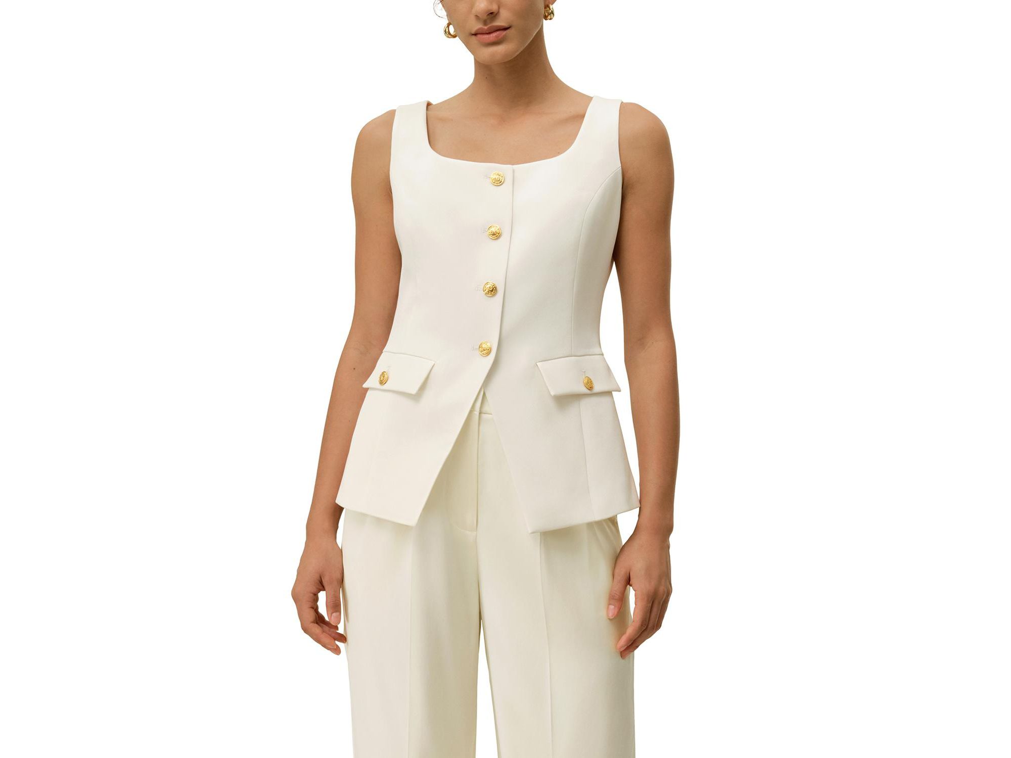 Cintre U-Neck Sleeveless Vest — Image 6