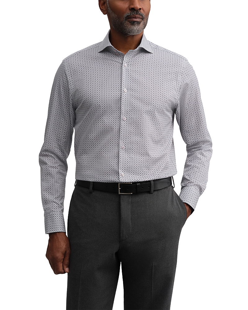 Ted Baker Nantucket Slim Fit Premium Stretch Medallion Dress Shirt