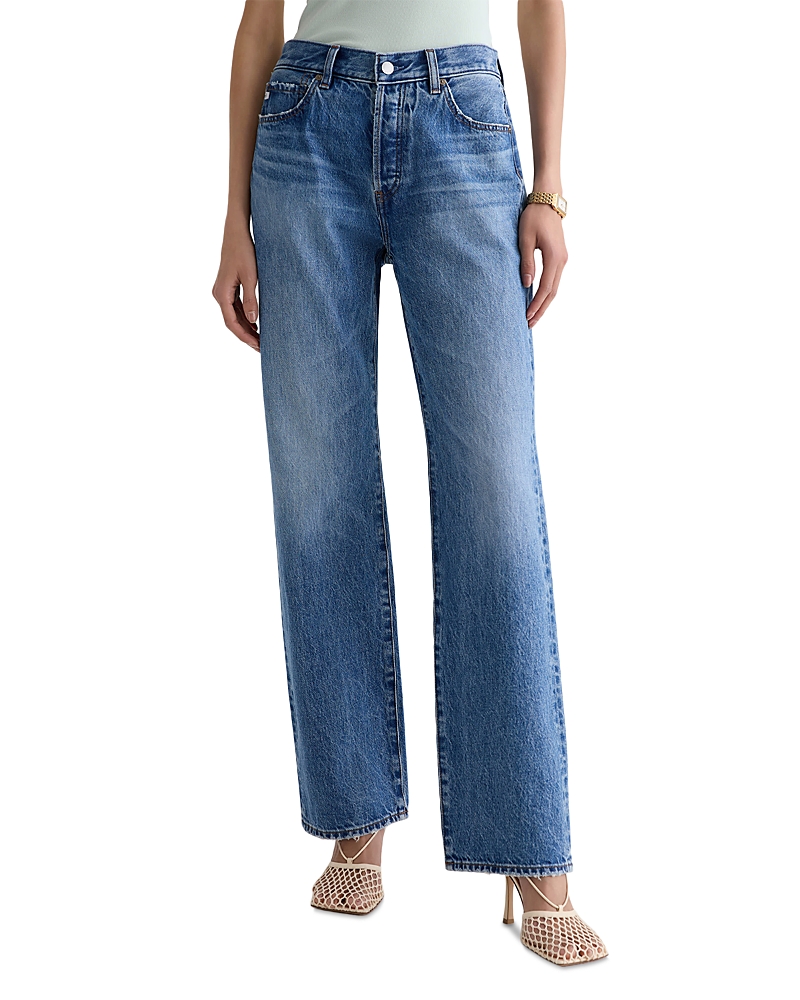 Ag Sydney High Rise Stovepipe Jeans in Candid